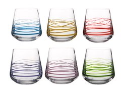Склянки Bohemia Sandra 290 мл для віскі 6 шт (23013/290S/M8700)