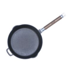 Сковорода чугунная БИОЛ с 2-мя носиками 26 см (1226)