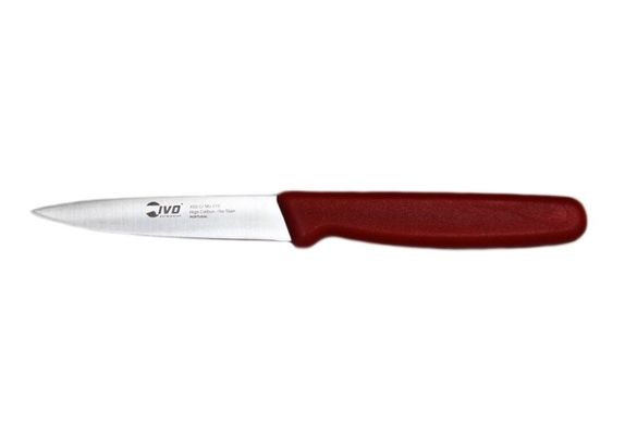 Нож для чистки 9 см красный IVO (25022.09.09)